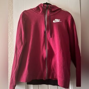 Nike zip up sweater